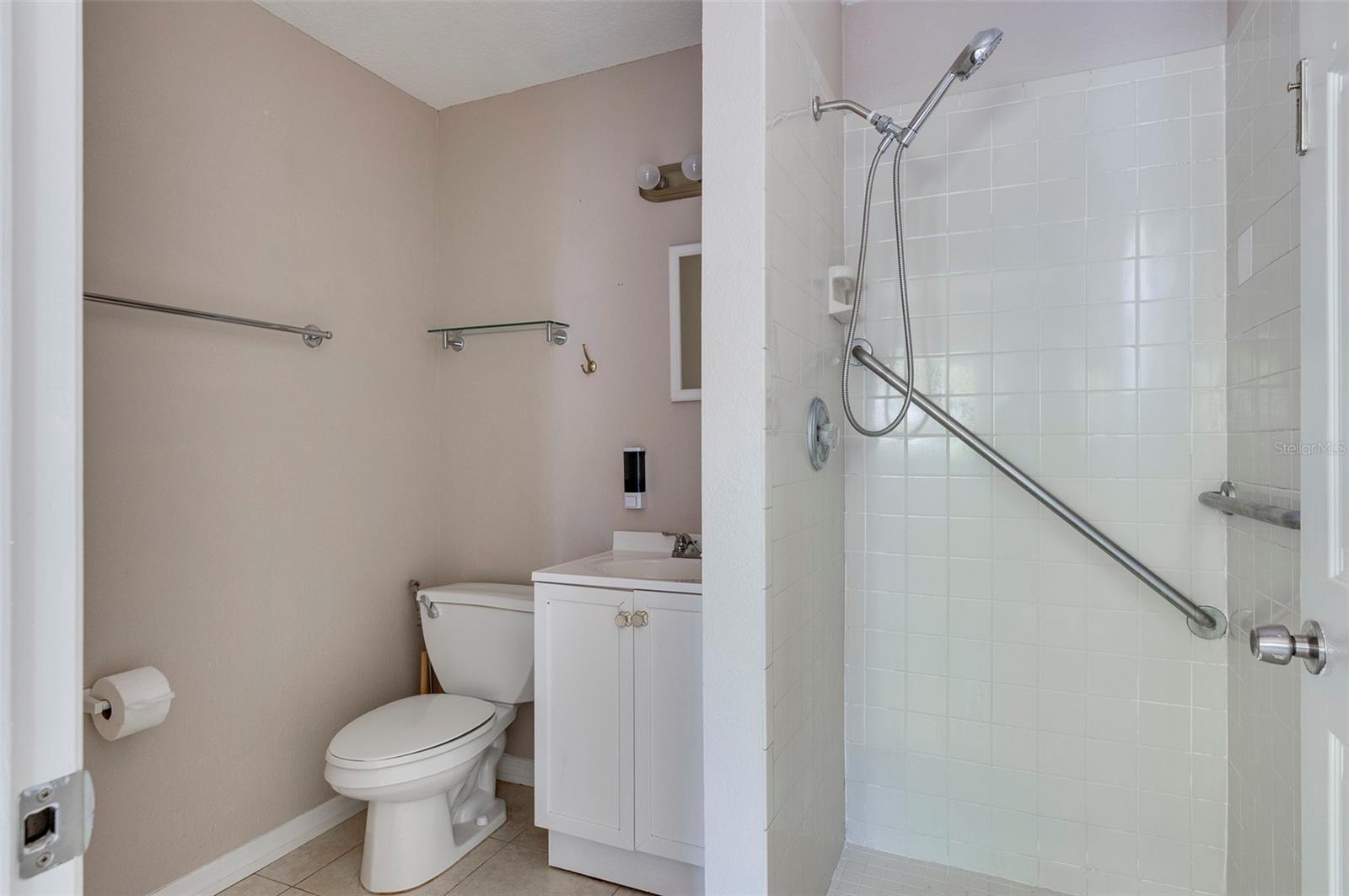 Guest bathroom Shower/tub combo