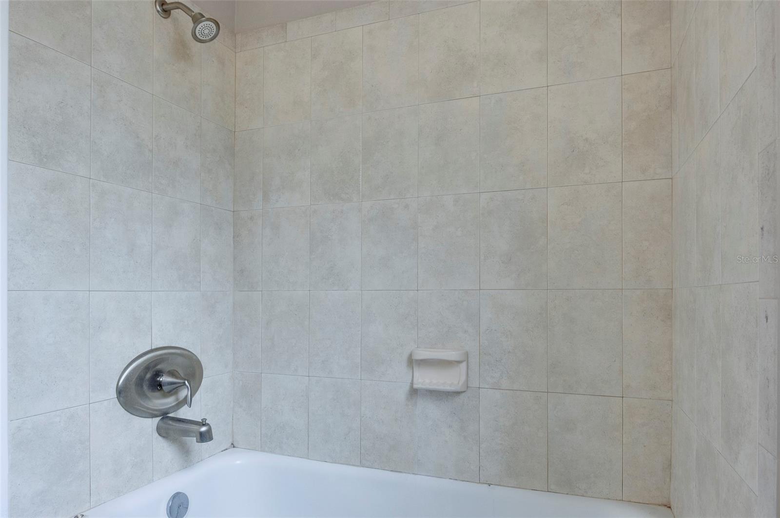 Guest bathroom Shower/tub combo