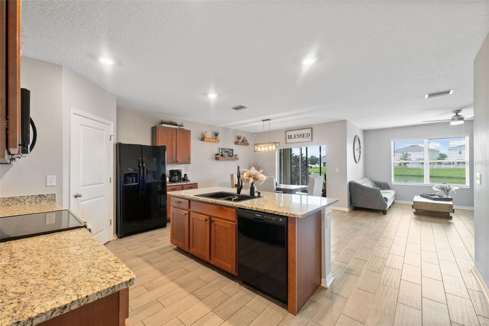 Kitchen/Dining/Living