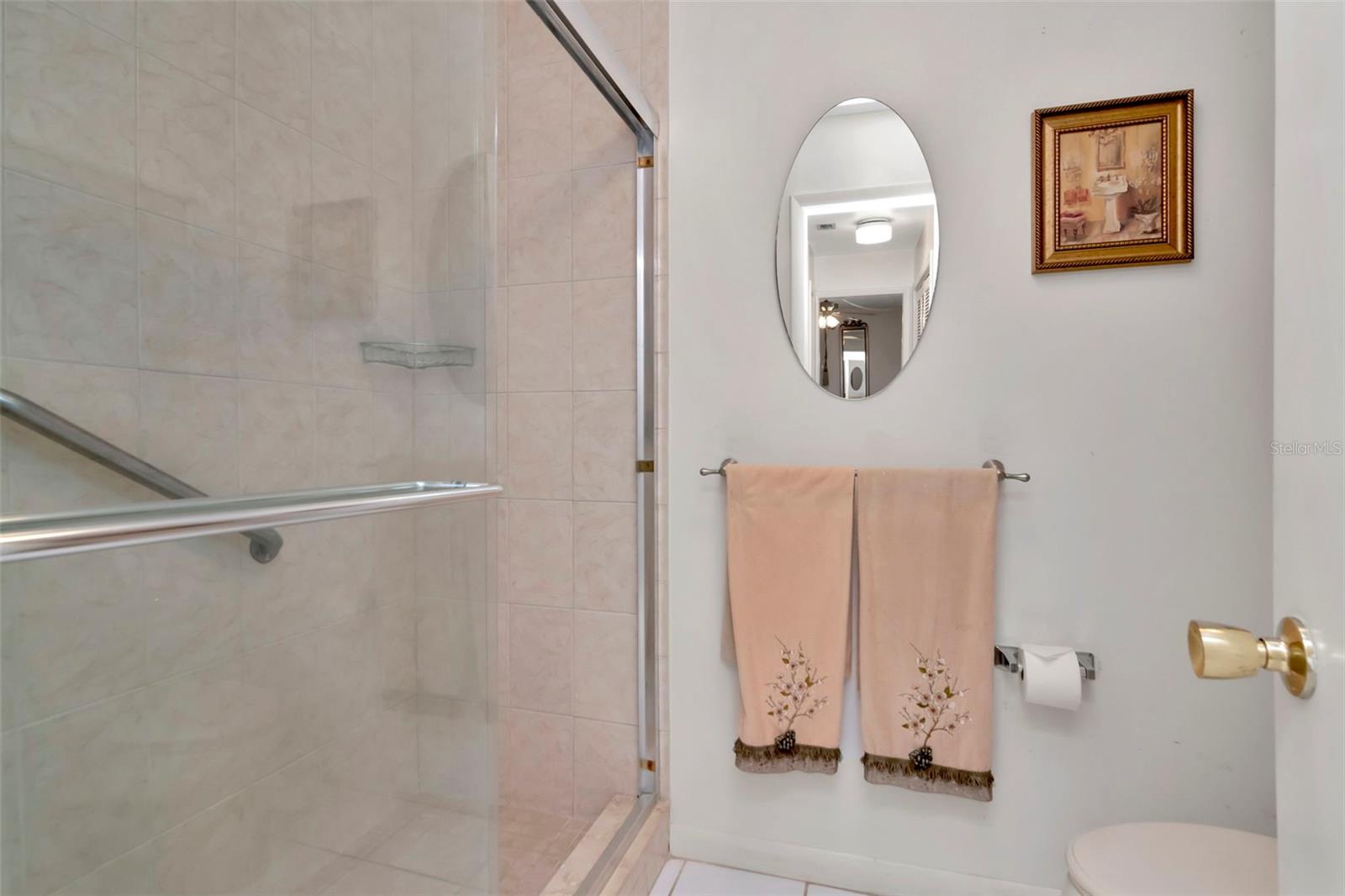 Separate shower