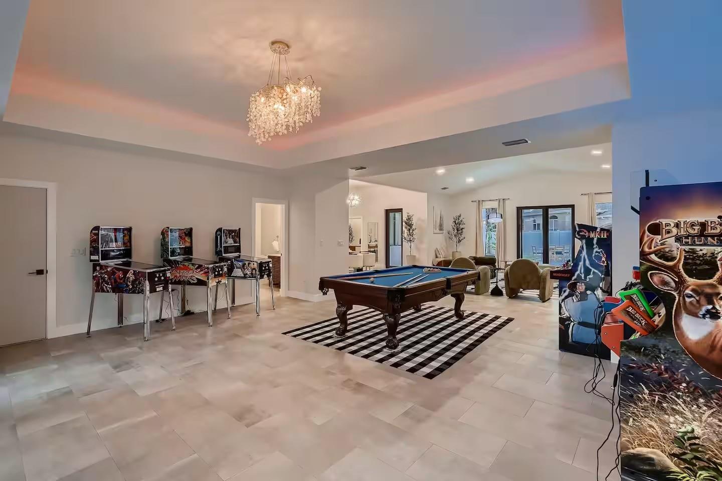 Parlor Being Used as Game Room