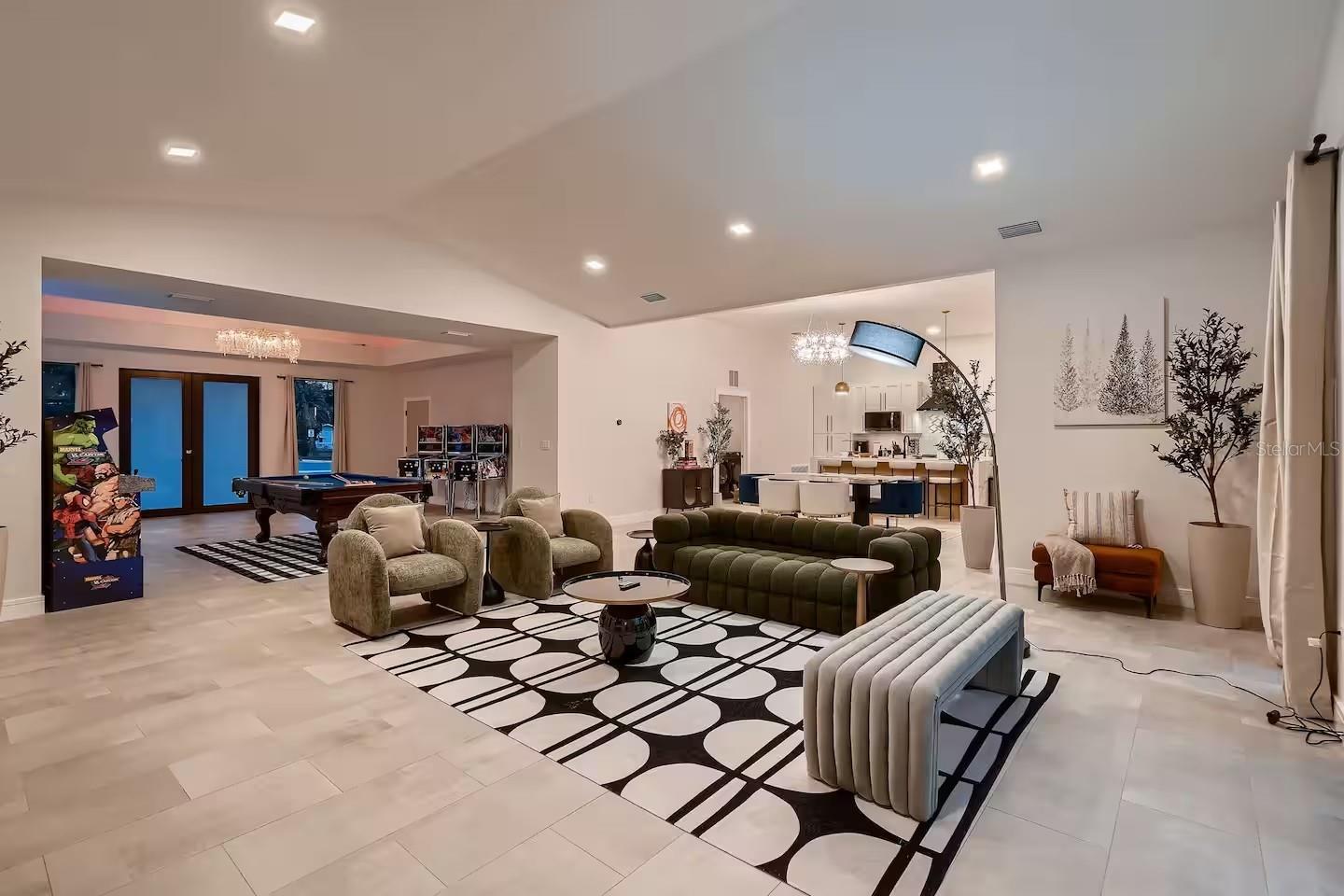 Great Room Open to Parlor