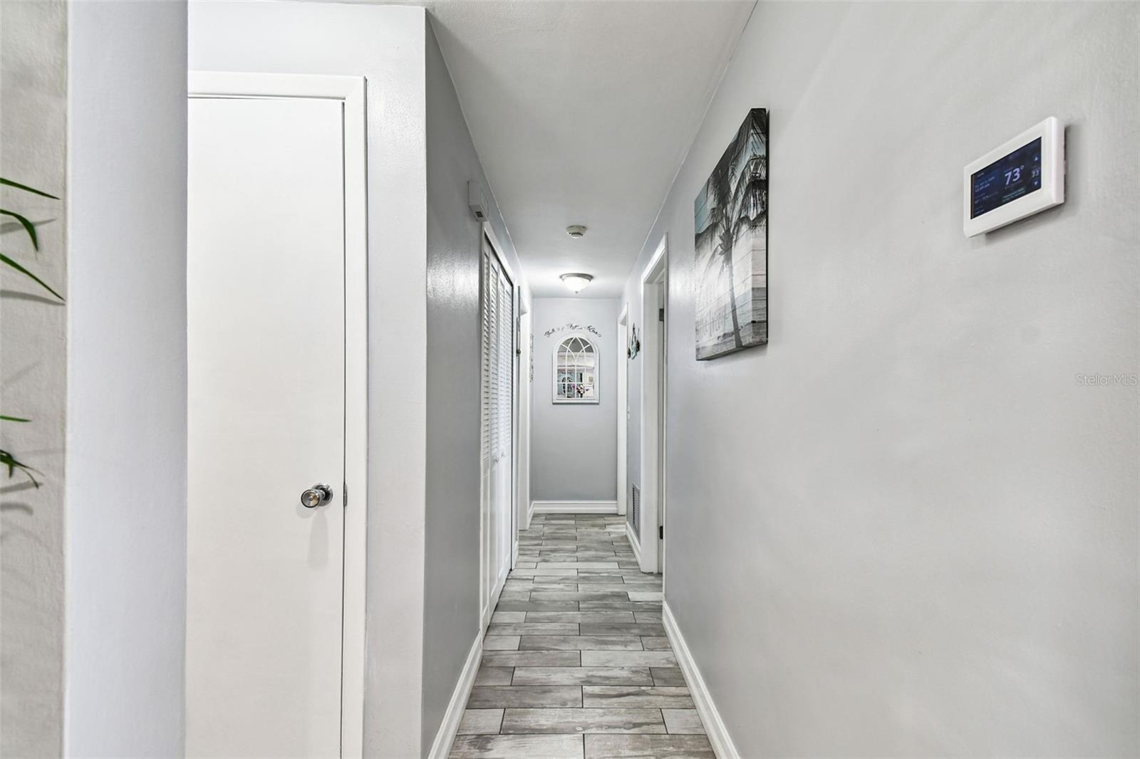 Hallway to Bedrooms and Bathroom