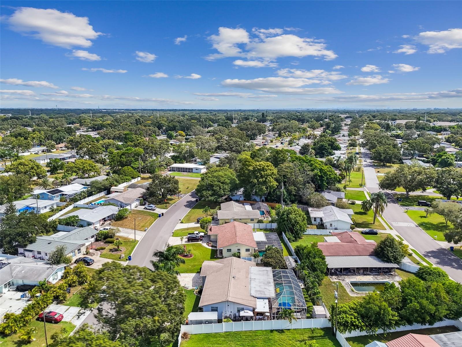 This view overlooks the home looking east.