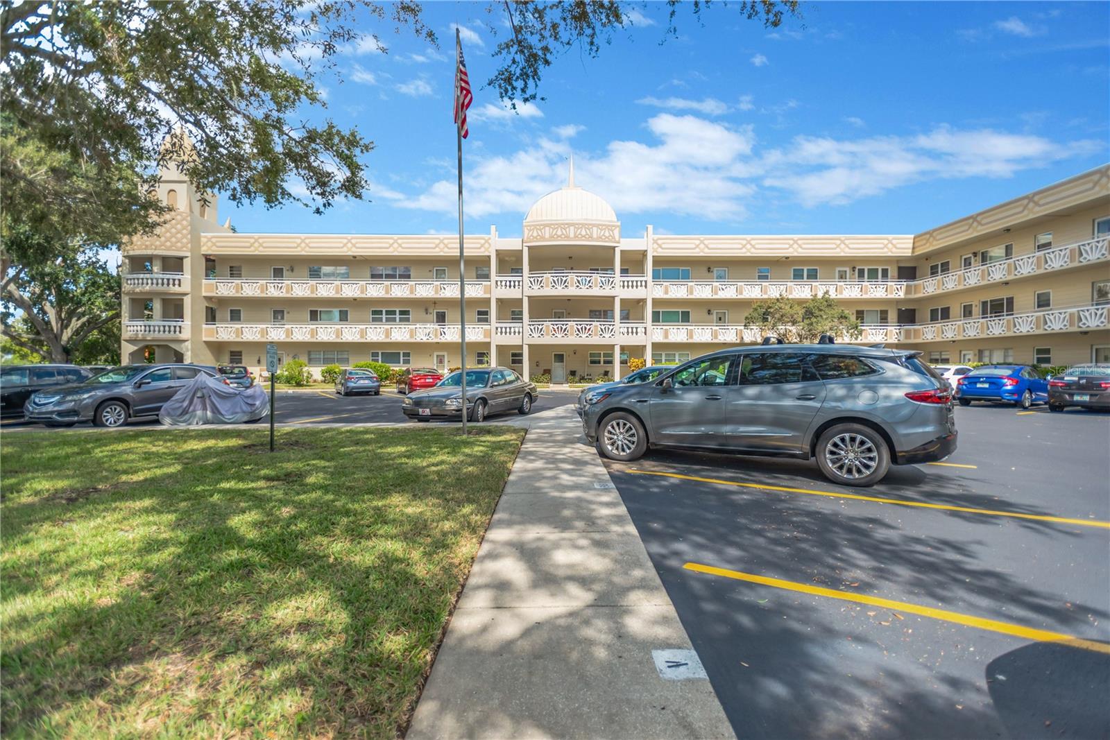 Parking in Front of Building