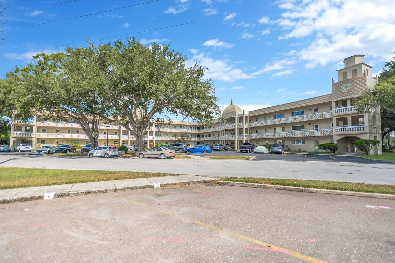 Parking in Front of Building