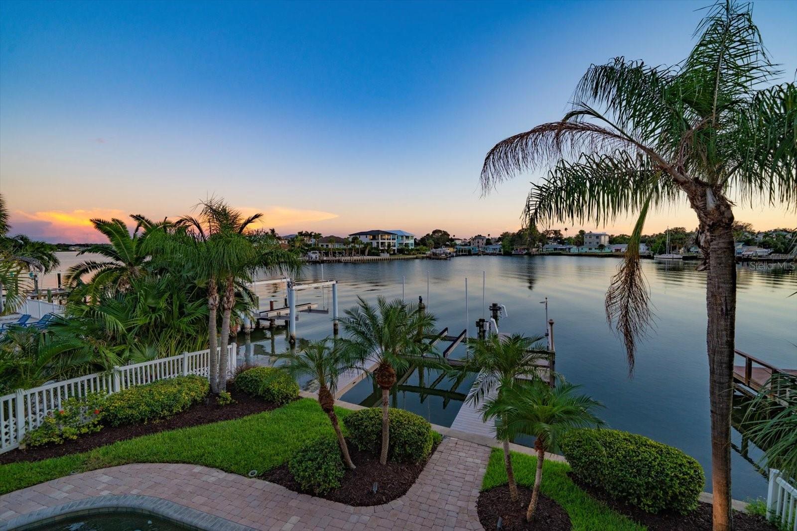 Gorgeous setting! Protected harbor yet quick access to intracoastal and Gulf!