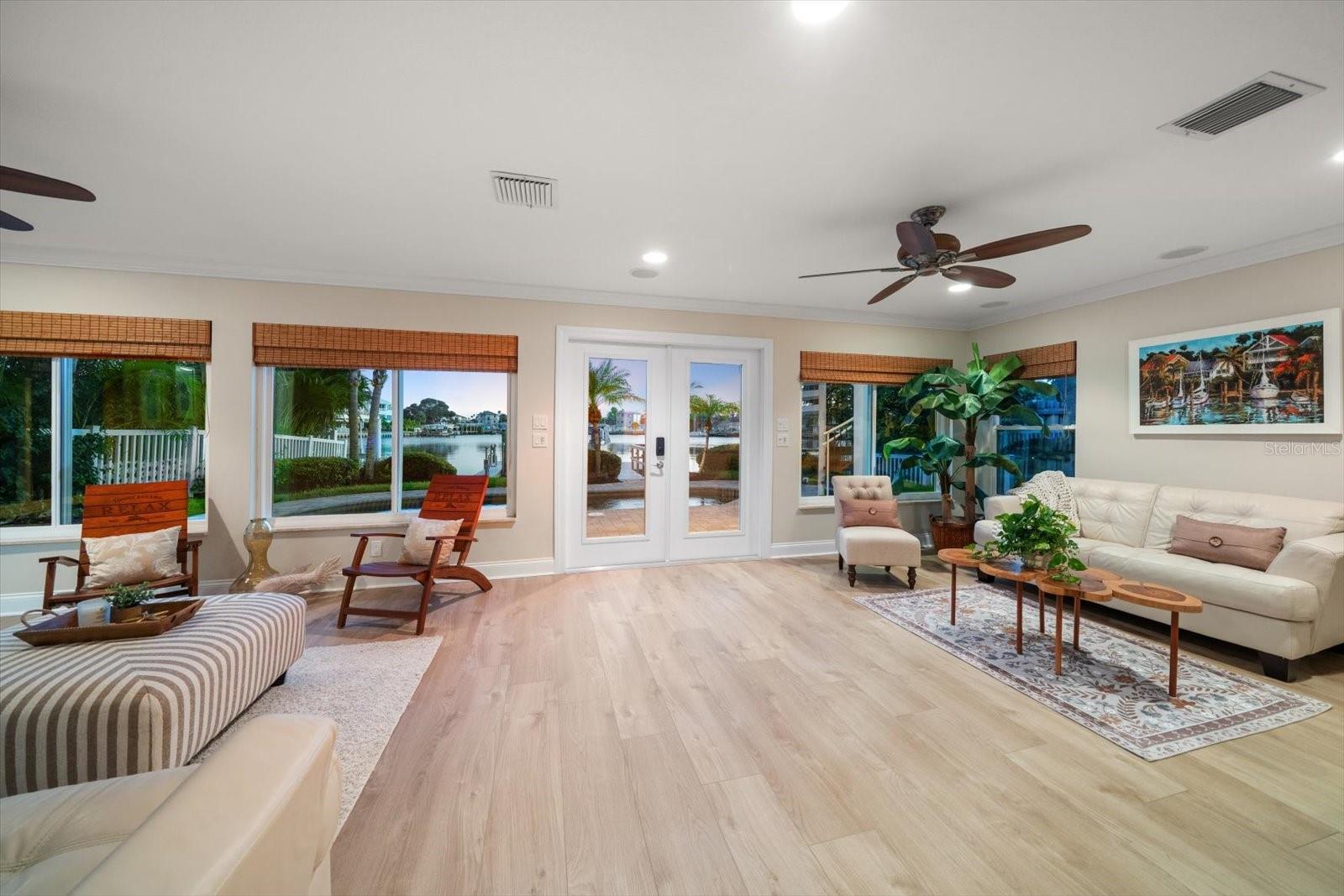 Impressive living area!