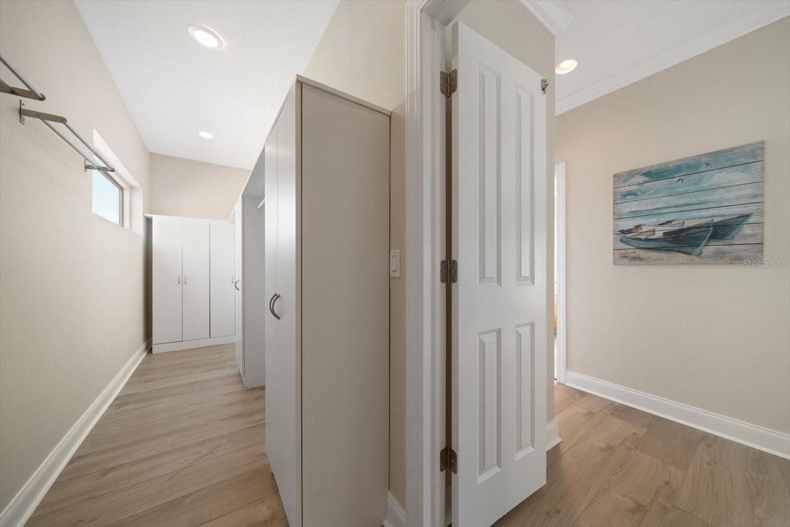 Large primary closet