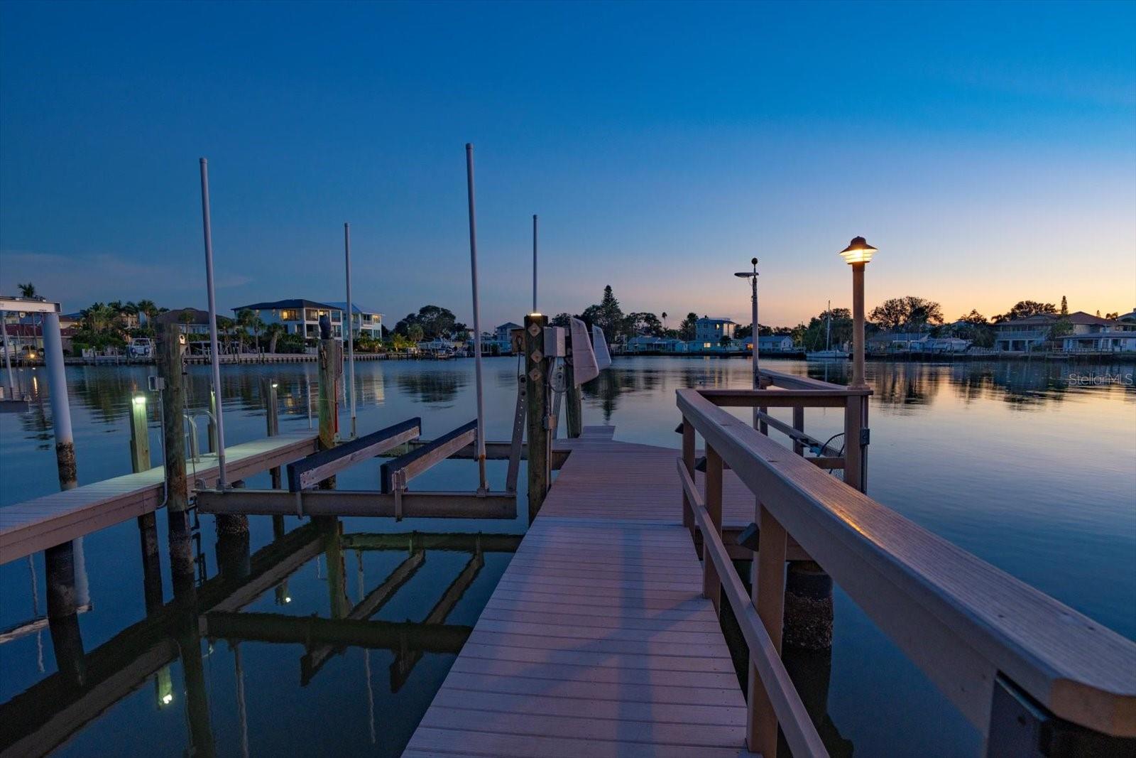 An oasis of privacy where boaters will love all of the attributes of waterfront living!