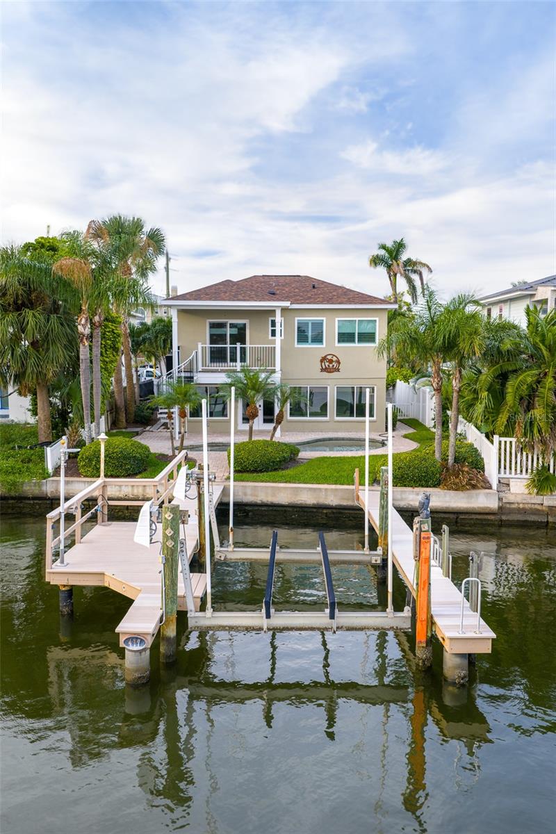 Moor your boat, or use the private lift and dock for all of your marine toys.