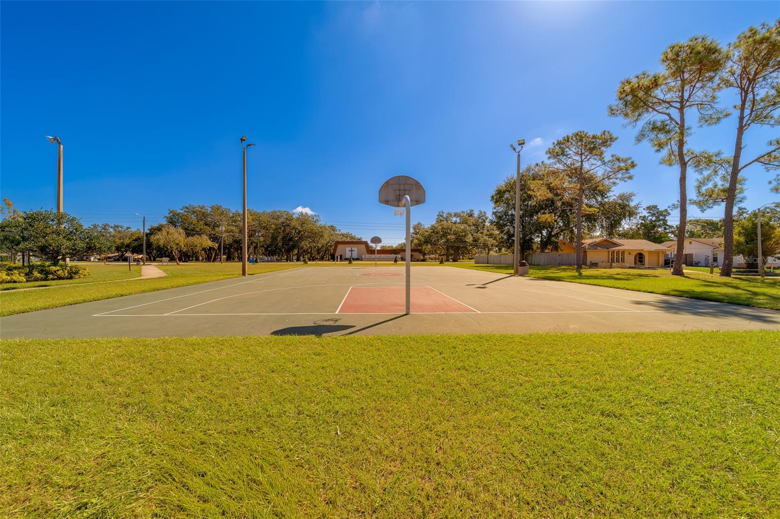 Community basketball court