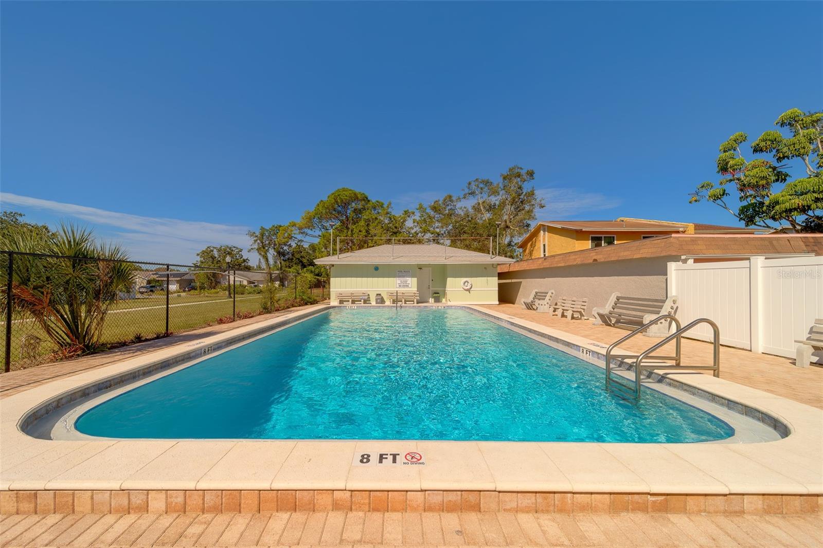 1 of 2 community pools