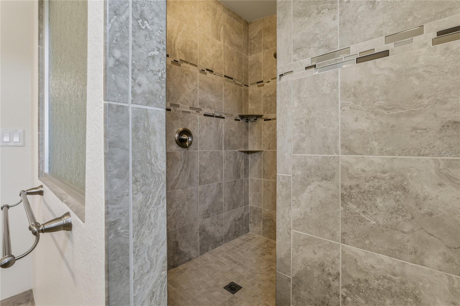 Primary Bathroom Walk In Shower View 2