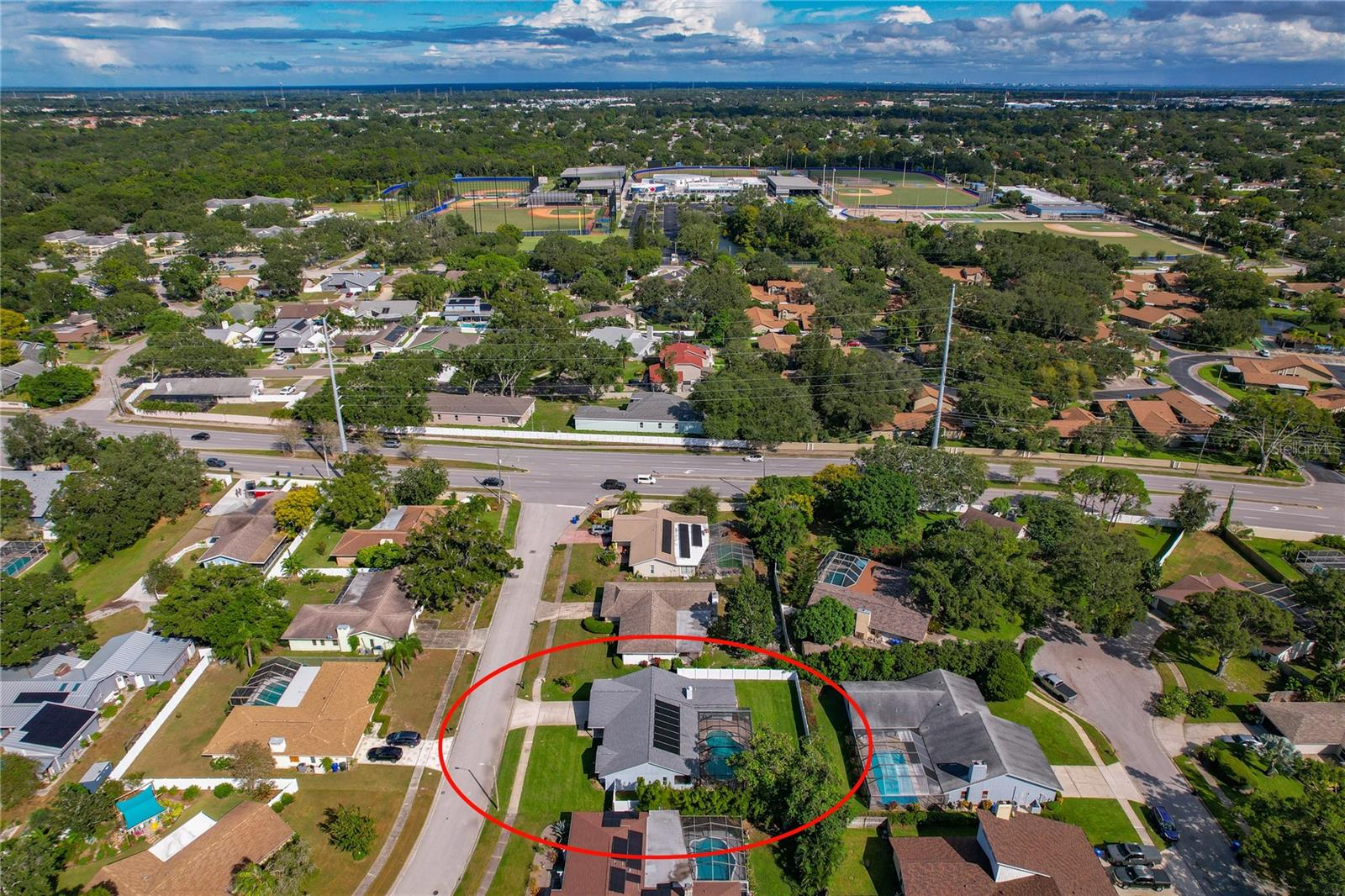 Aerial View from the West