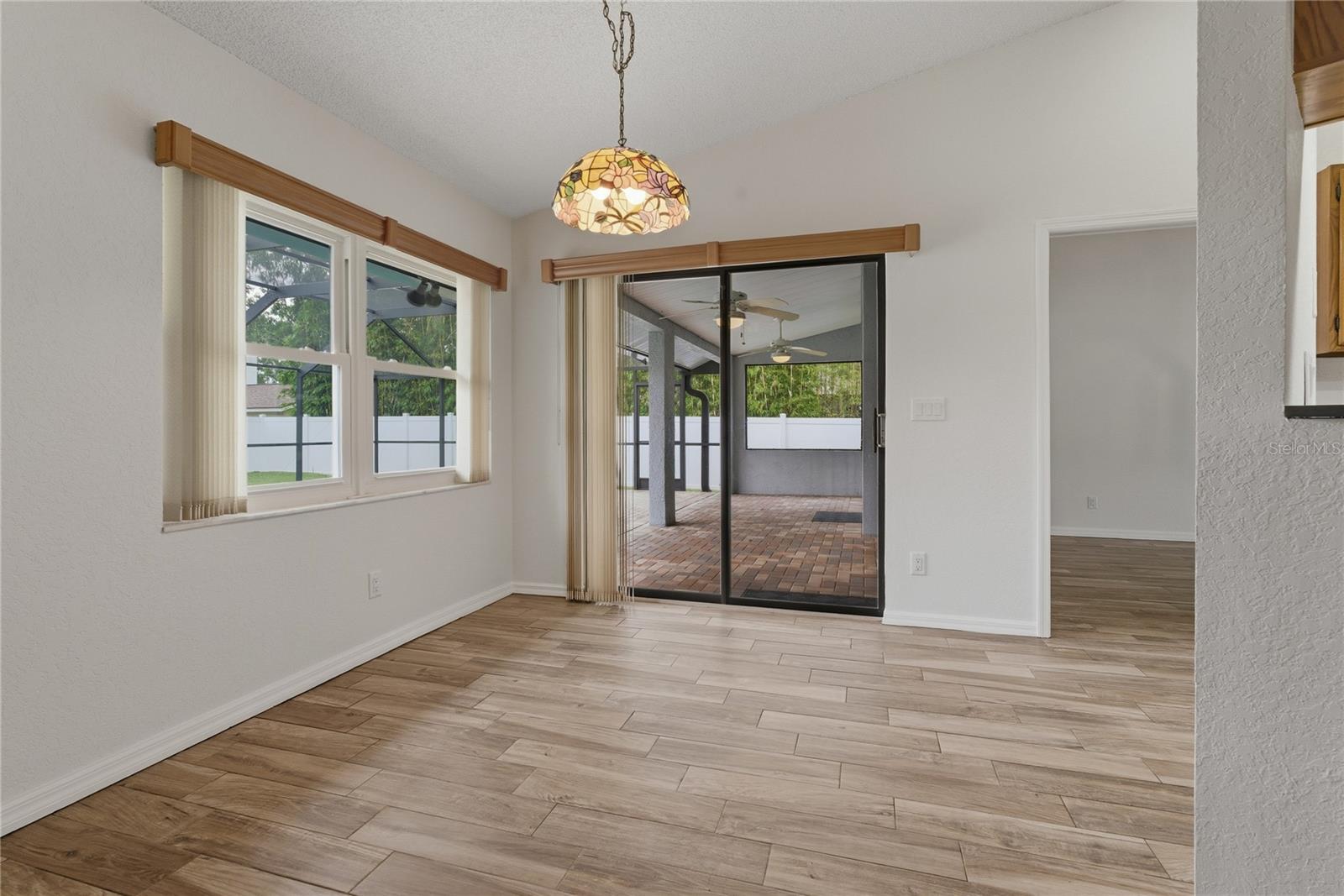Great Room View to Pool, Patio and Lanai
