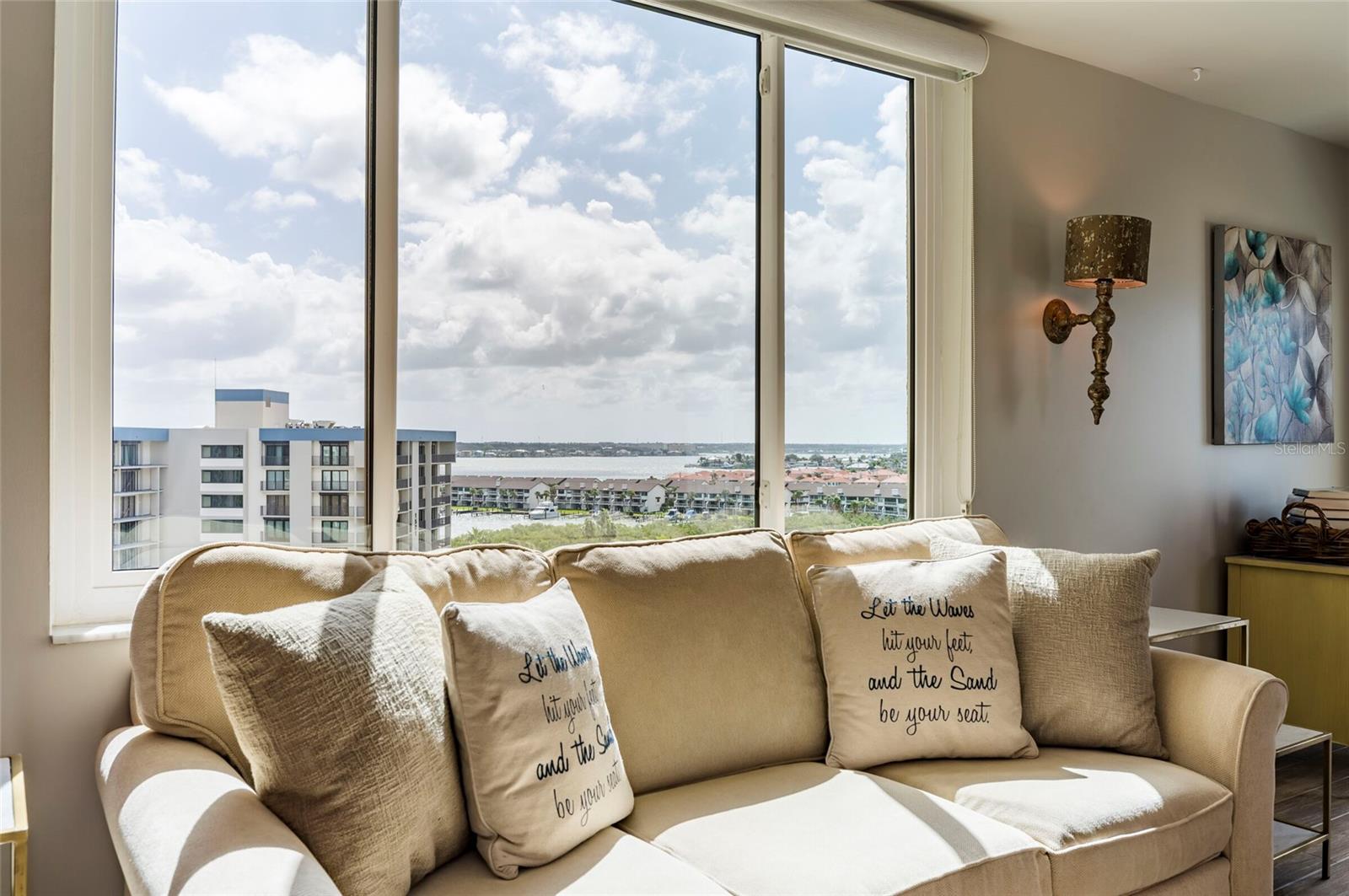 VIEW OF INTRACOASTAL FROM LIVING ROOM