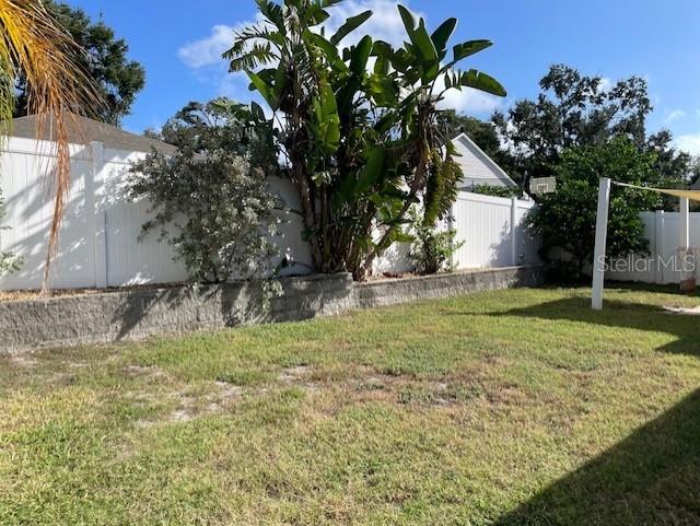 Fenced in Backyard