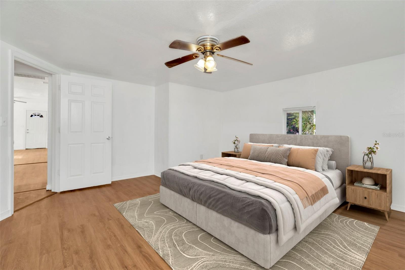 Virtually Stage Primary Bedroom