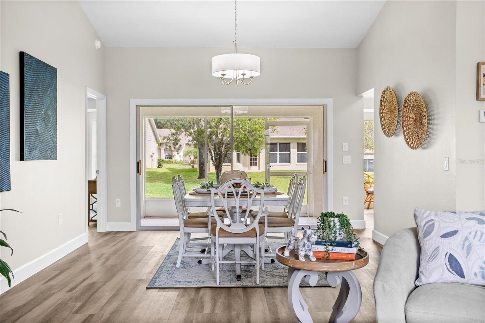 Open and large dining area