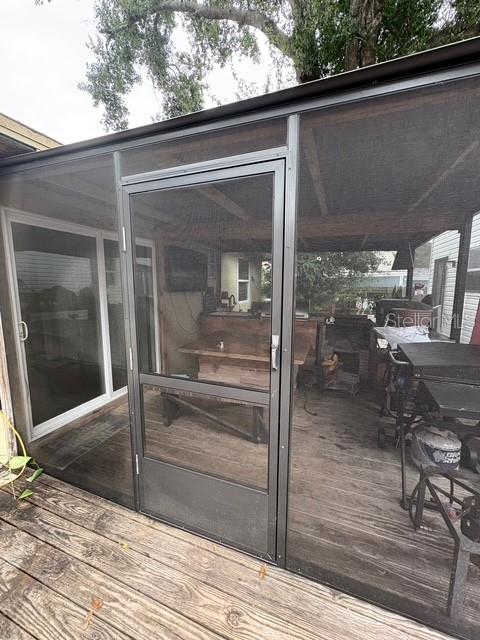 Screen-In Back Porch/Grill area