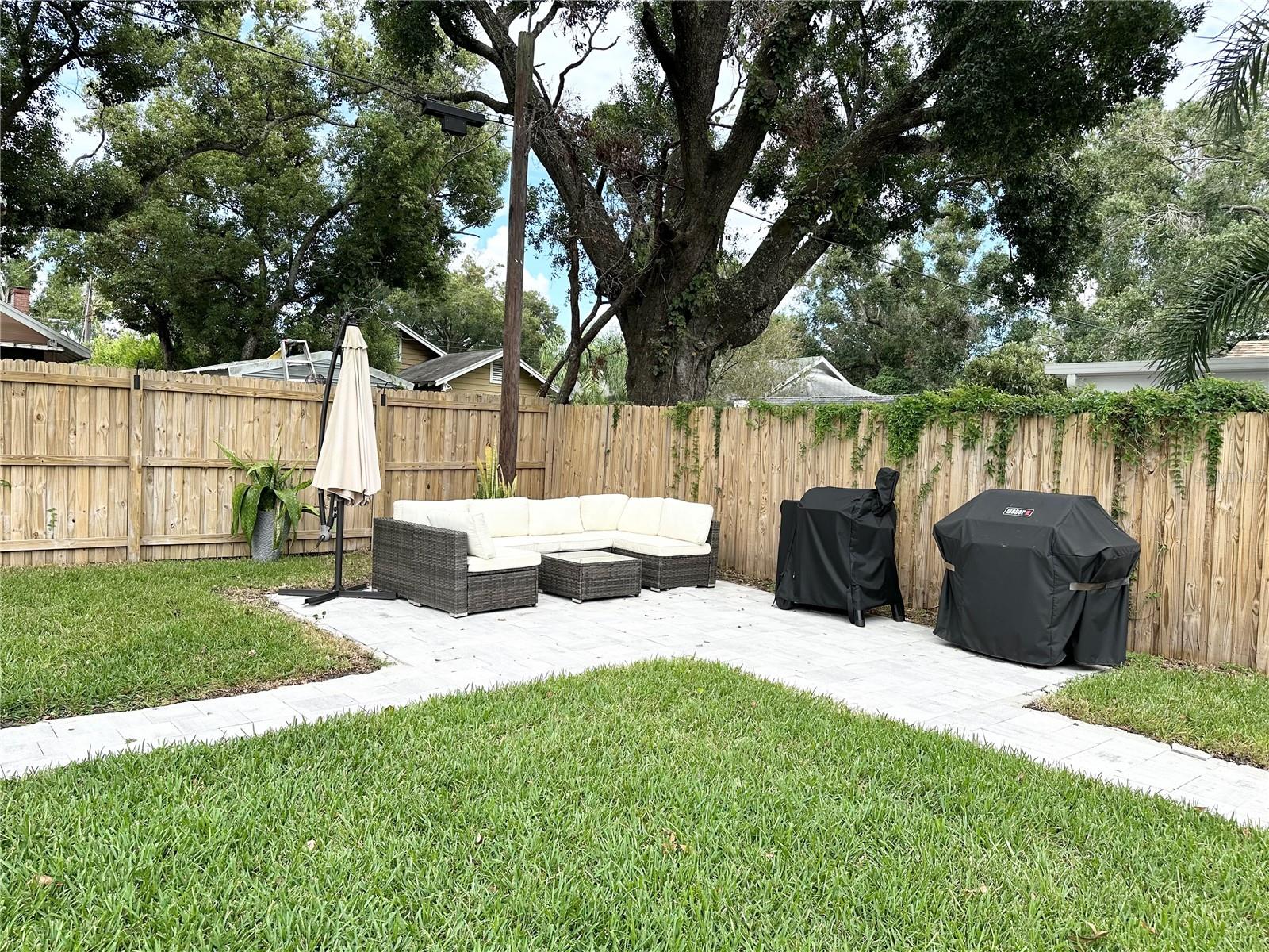 Rear Patio Area