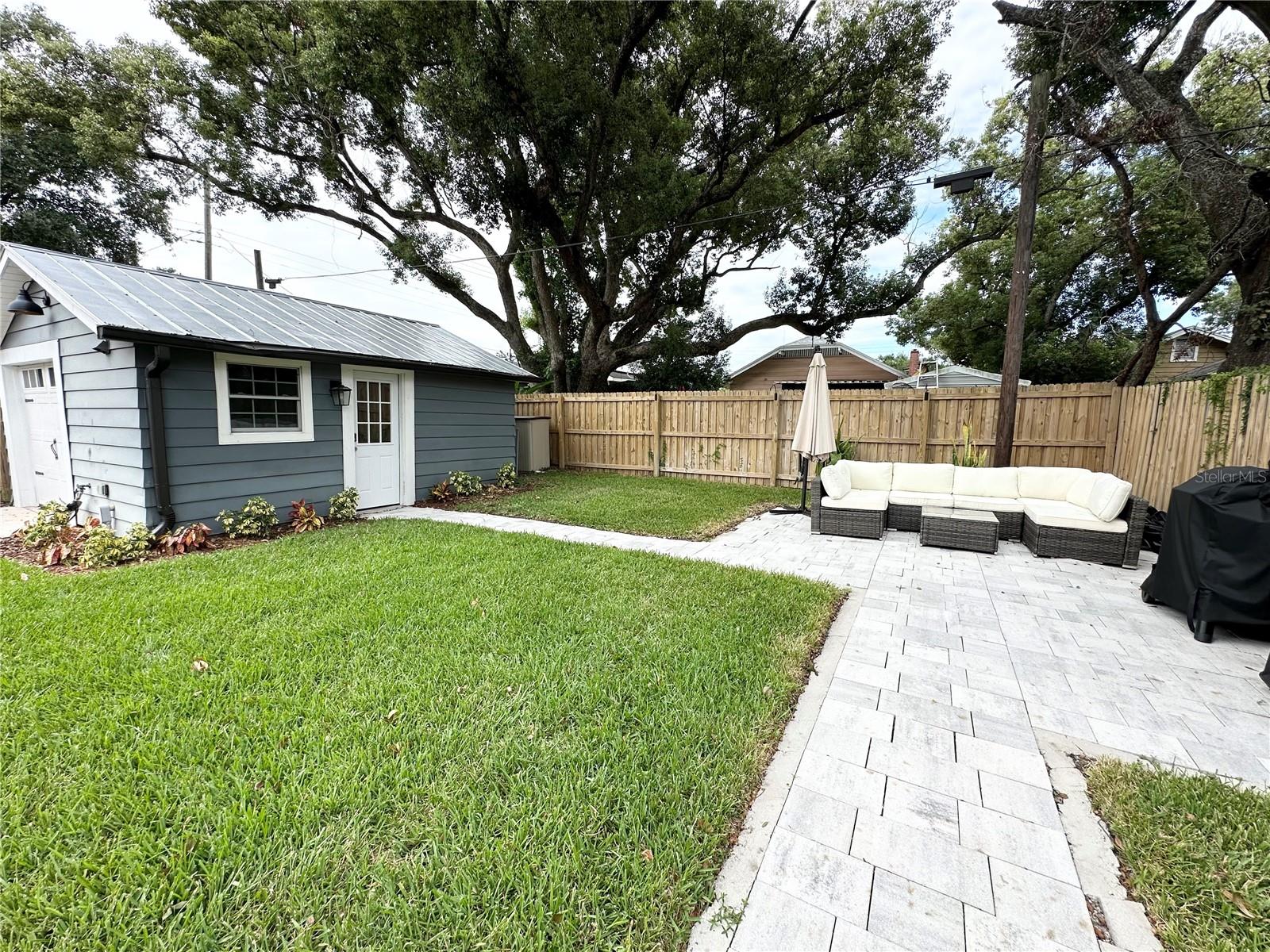 Rear Patio Area