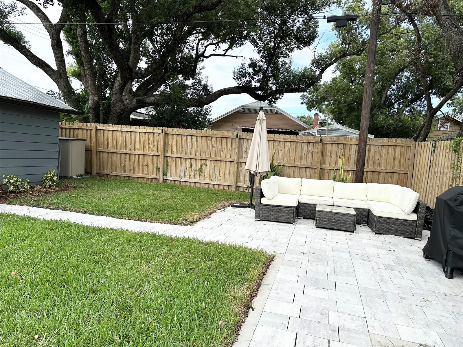 Rear Patio Area