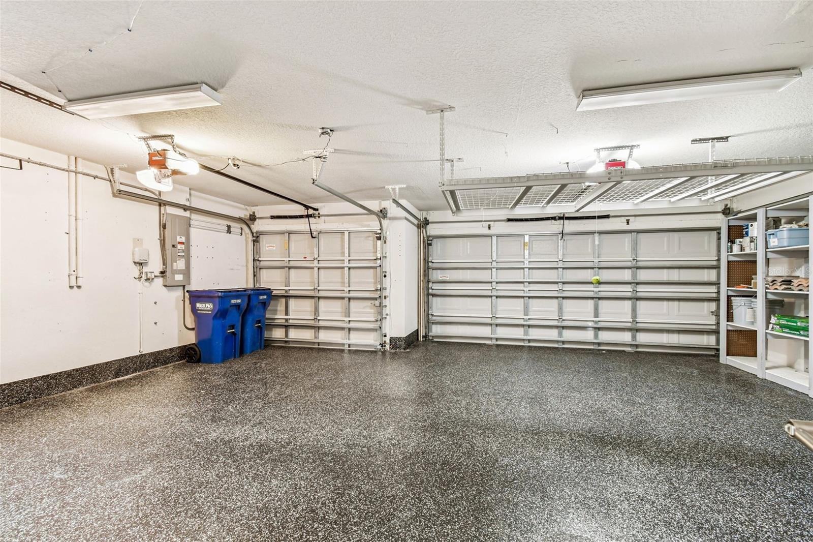 Garage w/ Epoxy Flooring