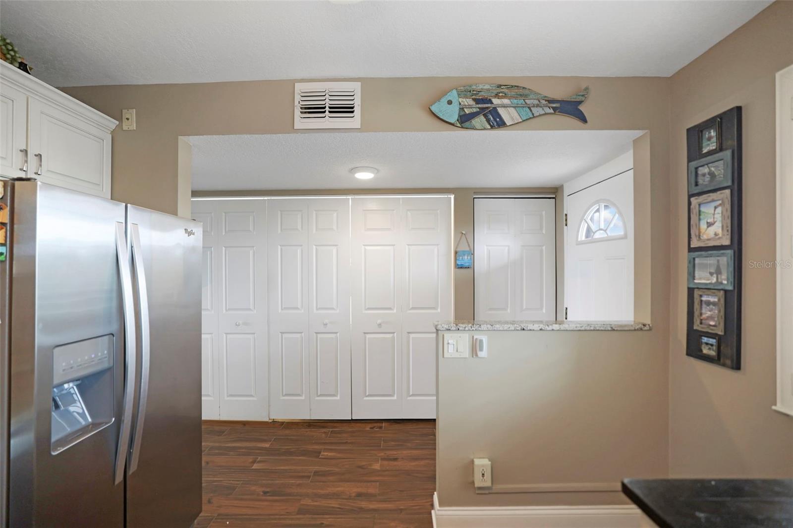 Front Entry Off Of Kitchen