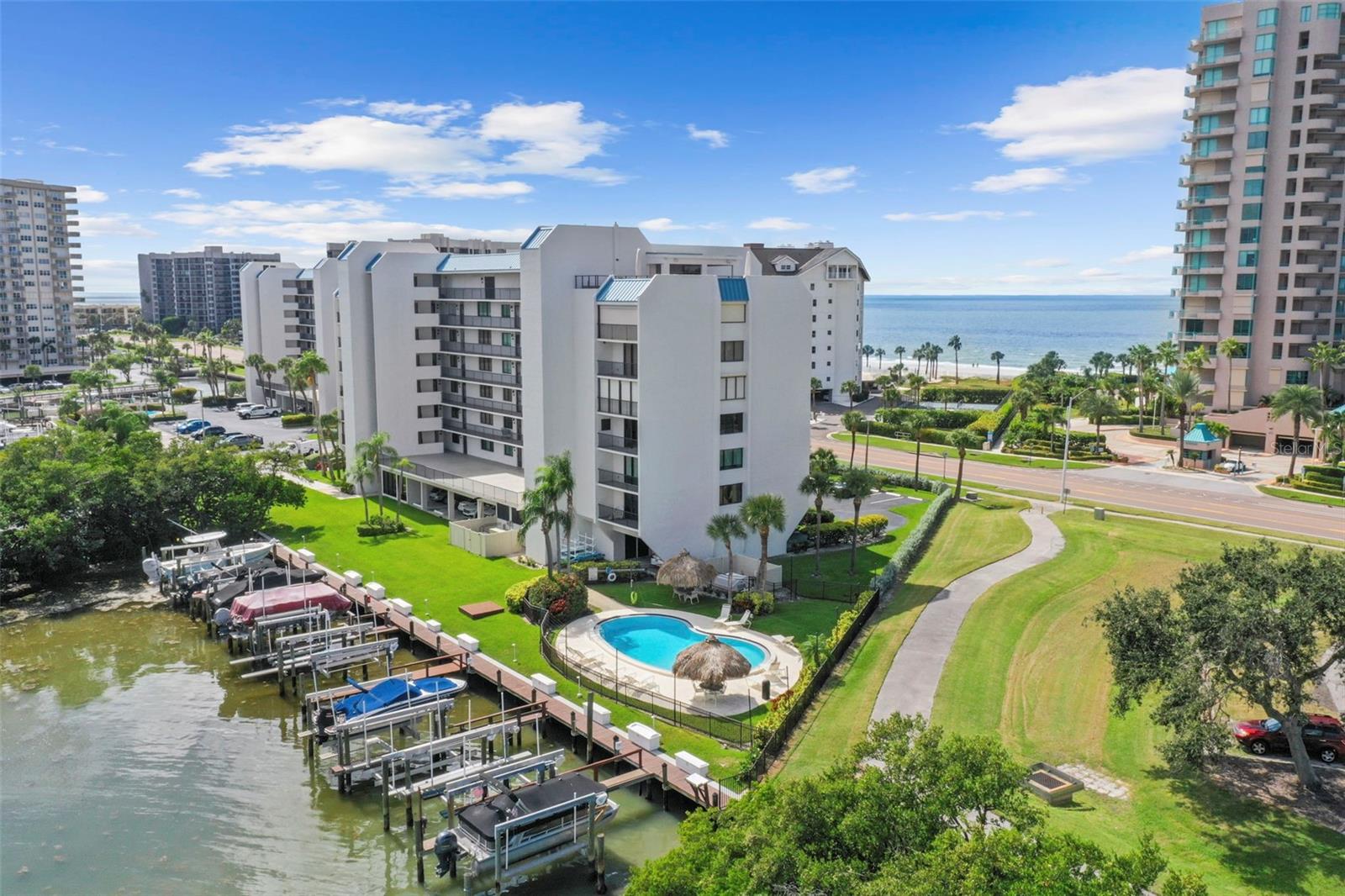 Overhead View With View Of The Path To The Sandy Beaches