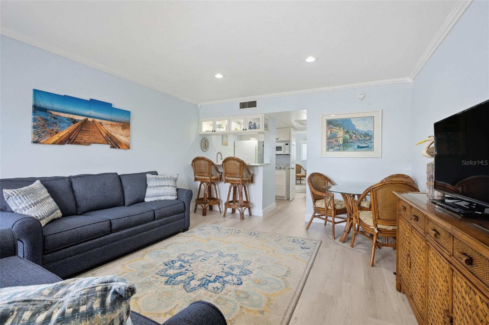 Open living room