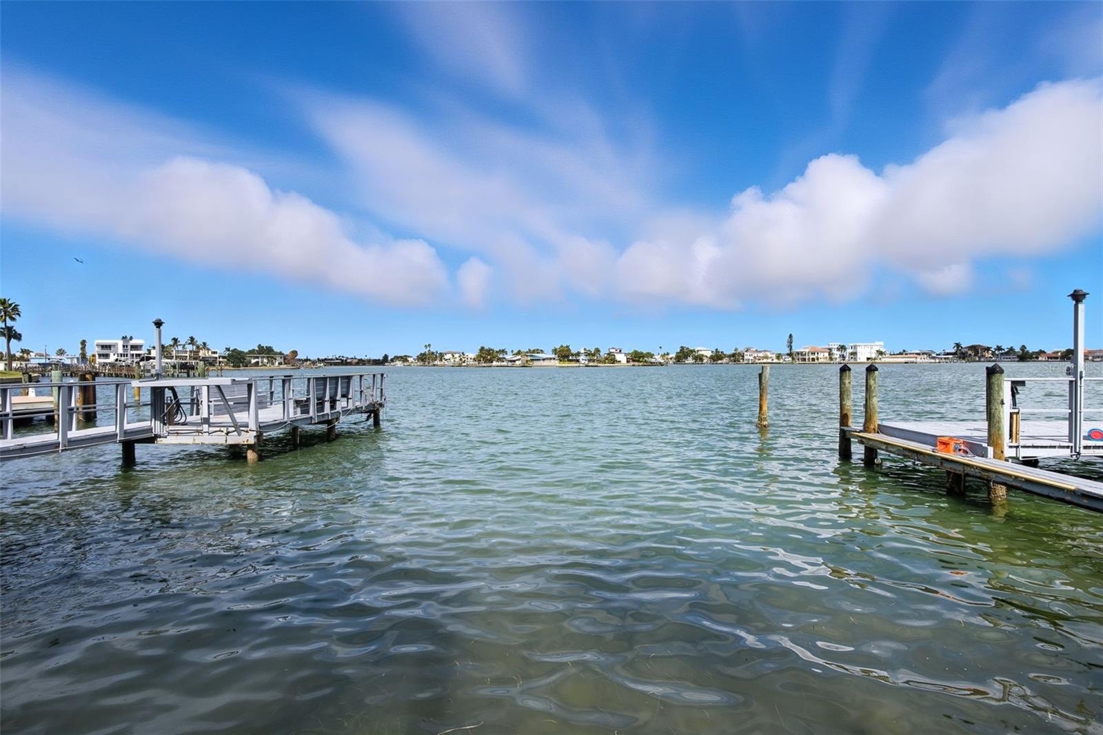 Wide open water views