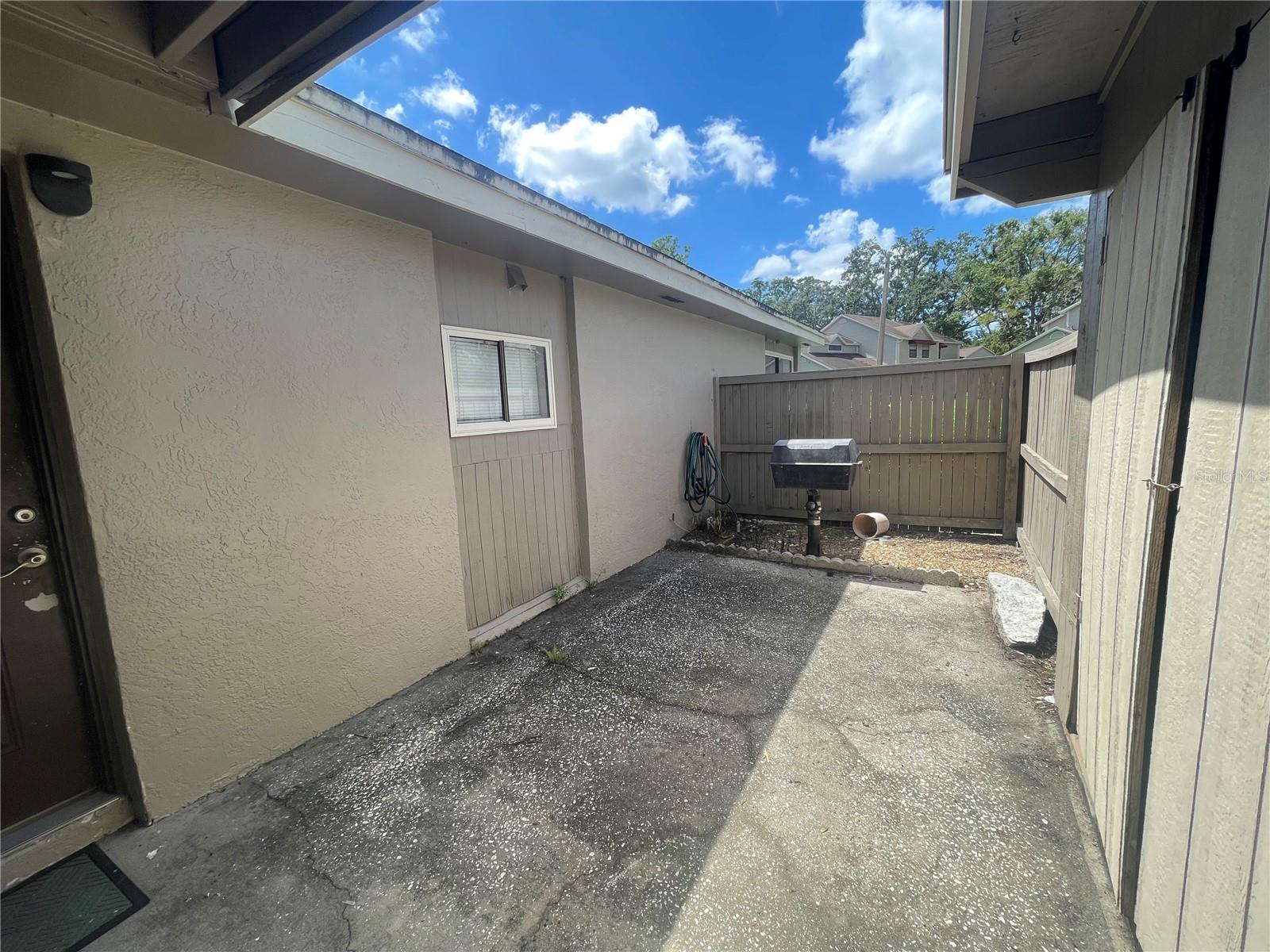 1 of 2 outdoor porch.
