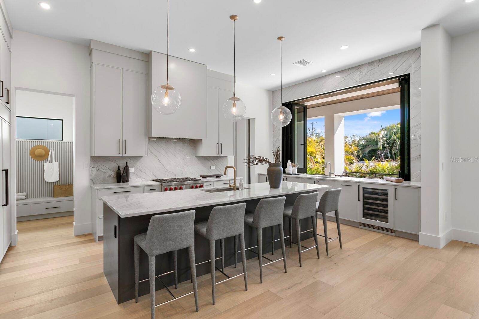 Kitchen (left side mud room and pantry)