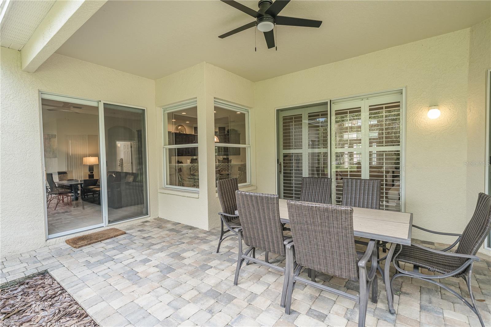 Lania w/Brick Pavers & Fan