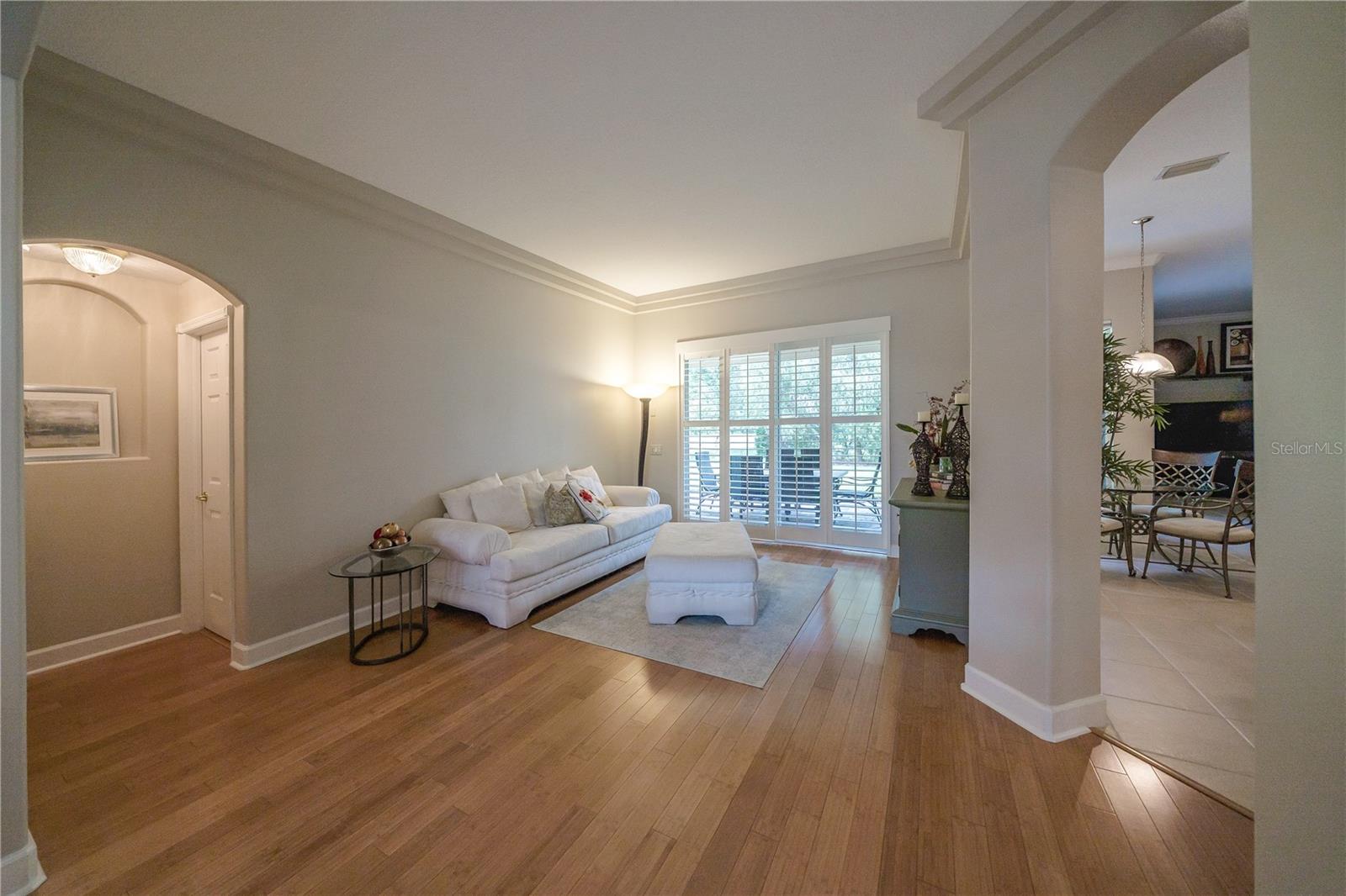 Formal Living Room w/Bamboo Floors