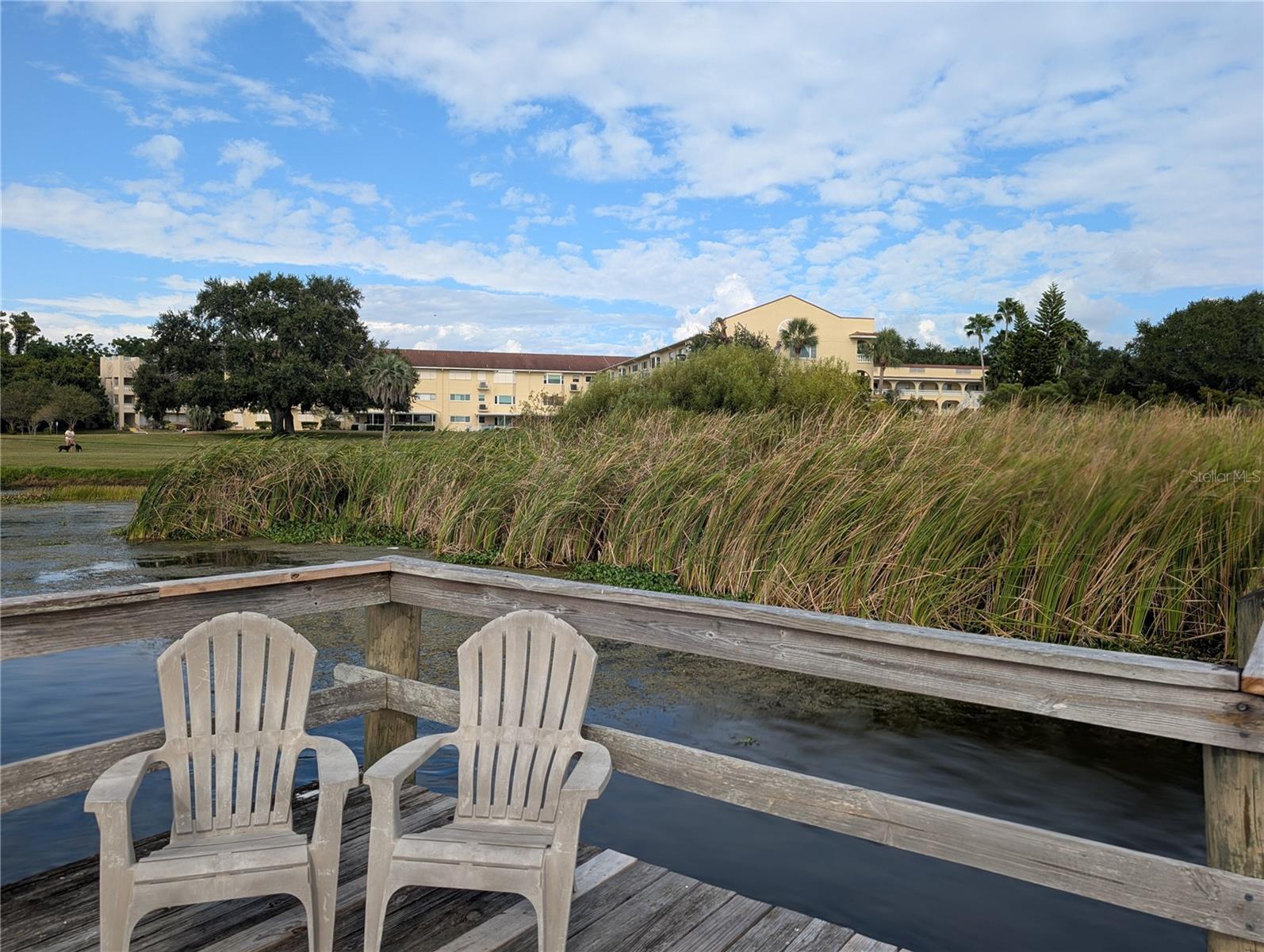 View from lake back to Espana building (#85).