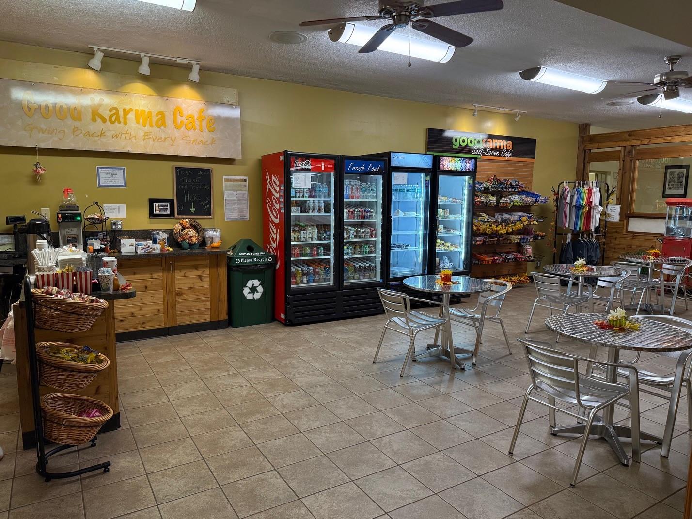 OTOW offers endless amenities, activities and entertainment.  One beinGood Karma Cafe.