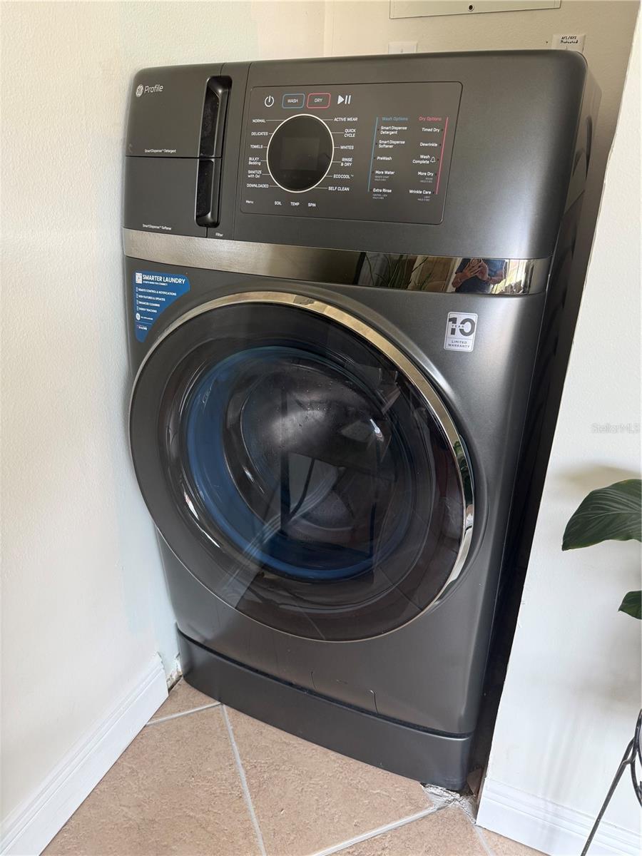 GE washer/dryer in one makes life so much more convenient.