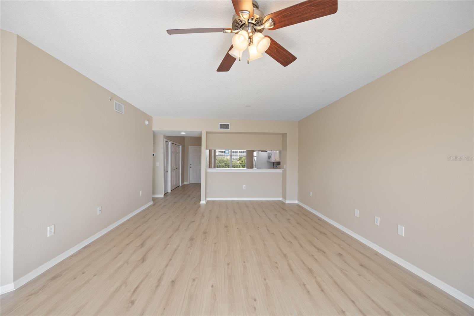 Open Concept Living/Dining room.
