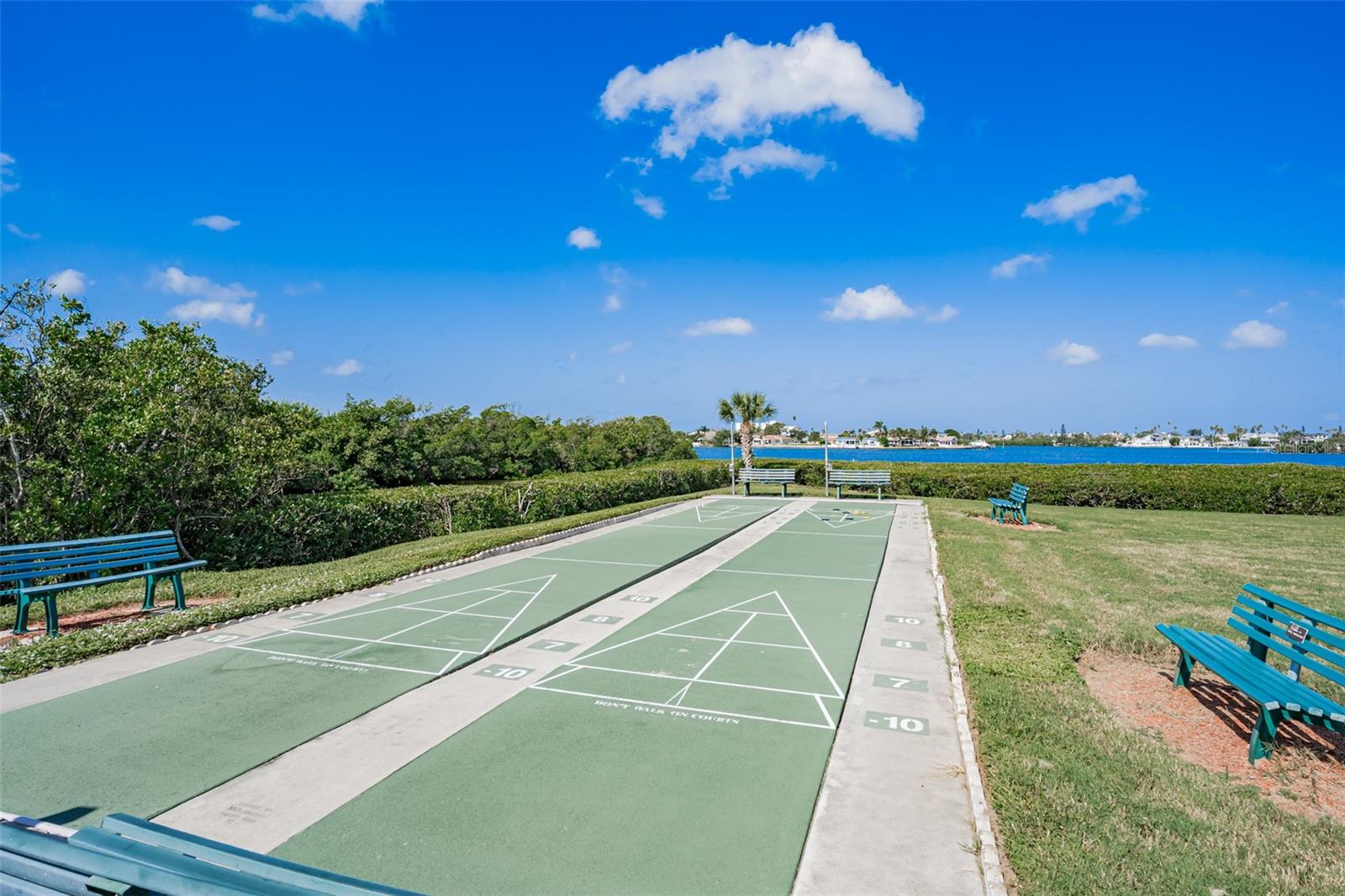 Shuffleboard Courts on the Intracoastal