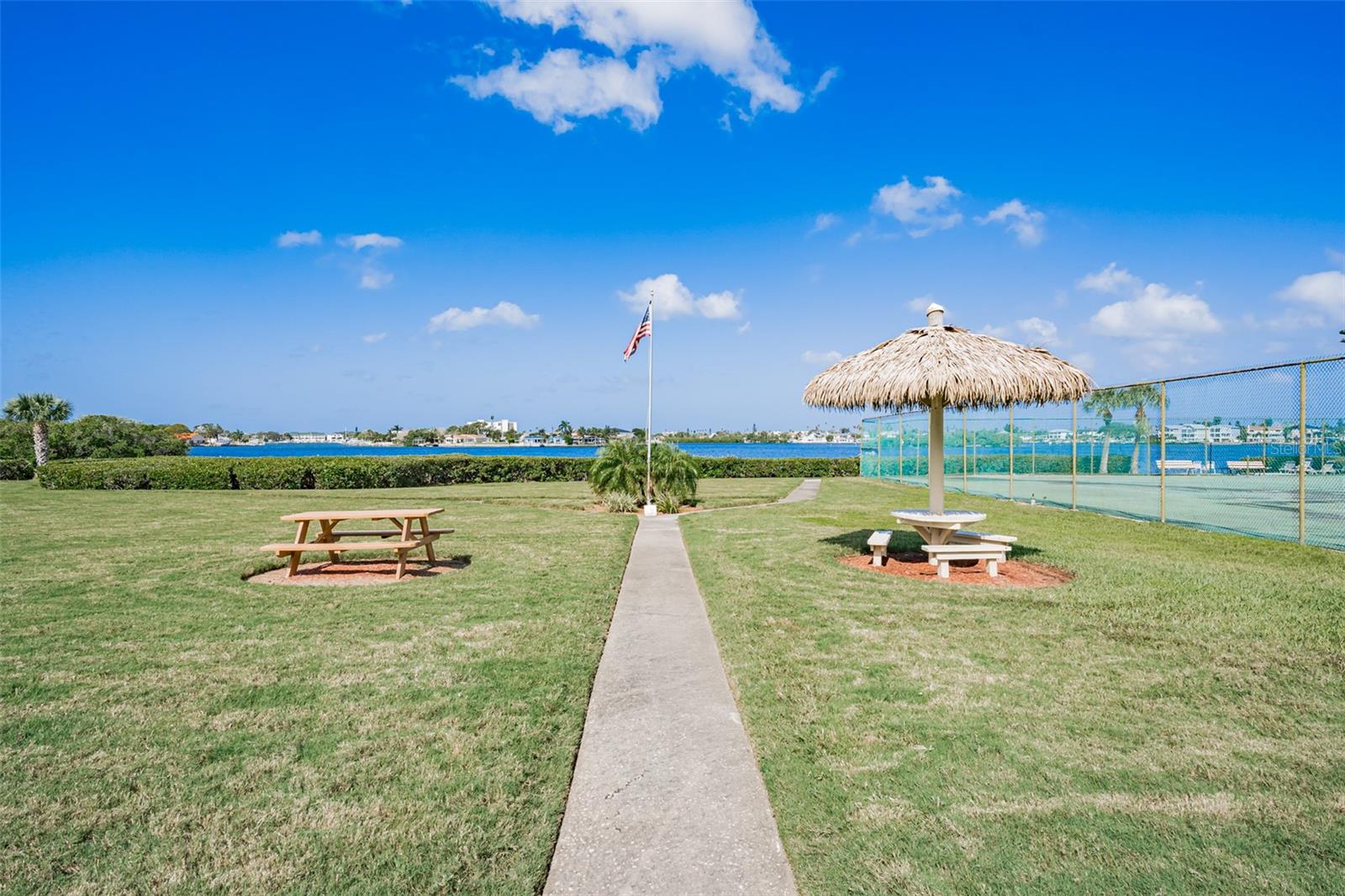 View of the Intracoastal and Tennis Courts
