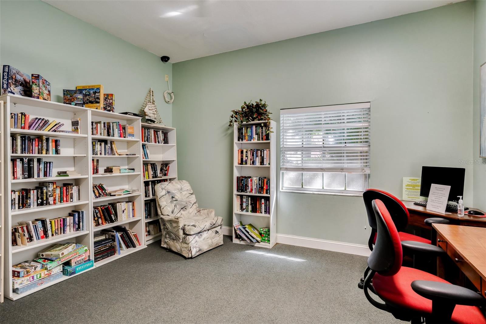 Library in the Clubhouse