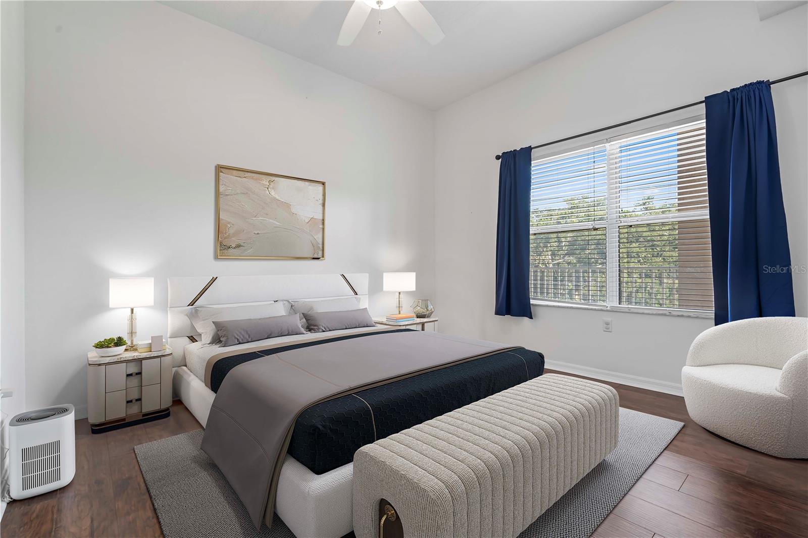 Staged Bedroom