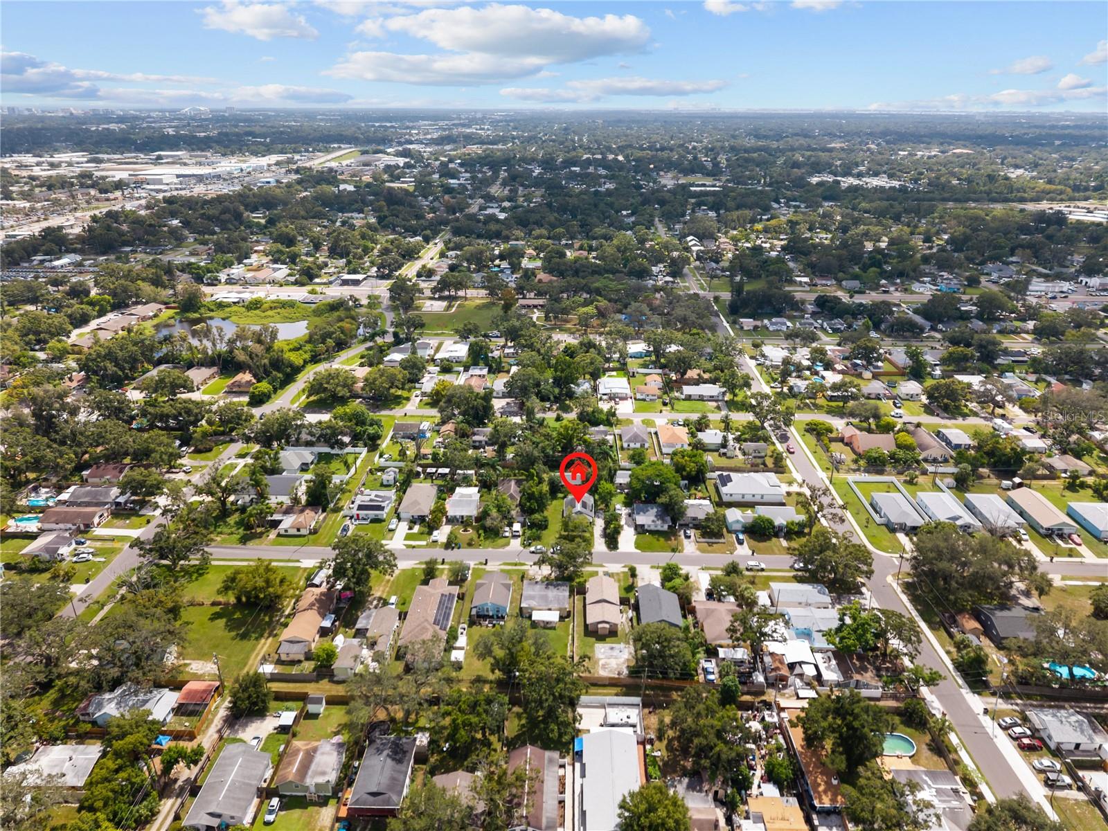 Aerial South view