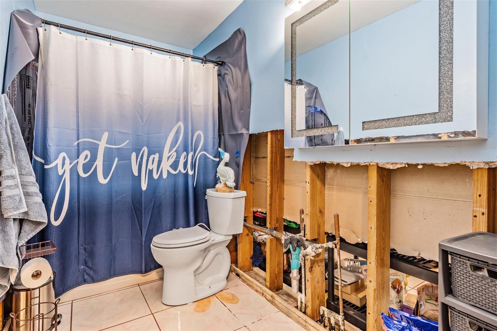 Full bath with tub