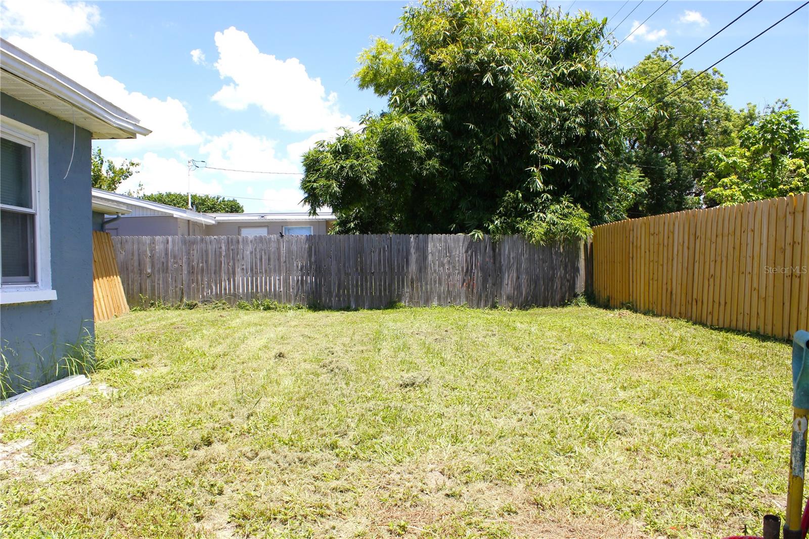 BACK YARD