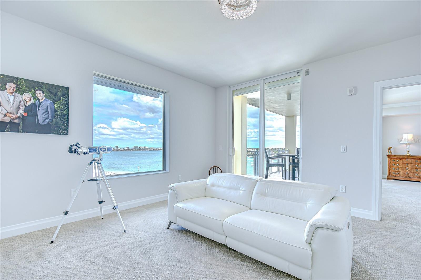Sitting room off of master bedroom