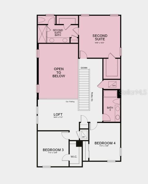 Additional highlights include: Gourmet kitchen and secondary primary suite upstairs.